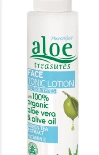Aloe Treasures Facial Tonic Lotion Увлажняющий, тонизирующий и восстанавливающий лосьон для лица, 125ml